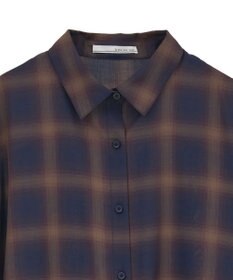 Green Parks ・ＥＬＥＮＣＡＲＥ　ＤＵＥ　チェックギャザーシャツ