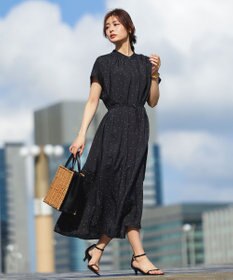 UNFILO 【WEB限定カラー】ヴィンテージシアー ギャザーワンピース