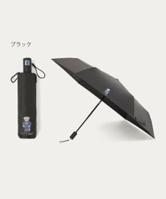 MOONBAT 【WEB限定/遮光率100%/遮熱/UV】POLO RALPH LAUREN（ポロ ラルフローレン）晴雨兼用日傘 ポロベア 無地 折りたたみ傘 自動開閉