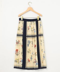 組曲 S スカーフパネルプリント スカート