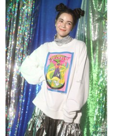 Green Parks ＦＡＮＴＡＳＩＡ／ポスタープリント裏毛プルオーバー