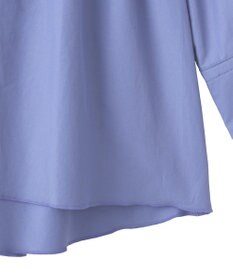 YECCA VECCA ペプラムギャザーシャツ