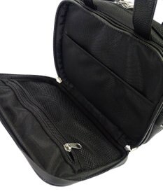 +RING 【プラスリング】【数量限定】メンズ向け  synthetic leather mini boston bag BLK SR403