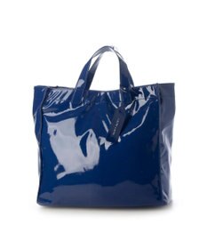 UNBILLION カシュカシュ cachecache / ソフトエナメルスクエア手提げトート