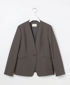 ANY SIS L 【WEB・一部店舗限定】ウーステッドエステル カラーレスジャケット