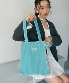 earth music&ecology 【WEB限定】ベロアトートバッグ