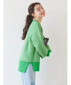 AMERICAN HOLIC 柄編ニットプルオーバー