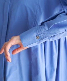 YECCA VECCA ペプラムギャザーシャツ