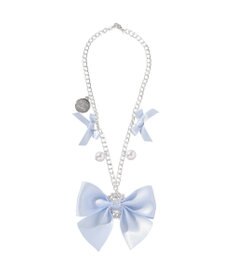 Maison de FLEUR ブルーマニアビジューリボンチャーム