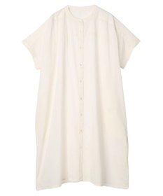 Green Parks インド綿 　ギャザー５分袖チュニック