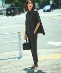 23区 L 【洗える】TWマットクロス スティック パンツ