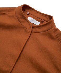 Green Parks ニットフード付きウーリーブルゾン