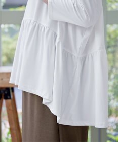 Tiaclasse 【洗える】ギャザーポンチョカットソープルオーバー