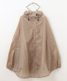 MOONBAT FLAT PURE サイクル レインポンチョ チェック 自転車 収納袋付き