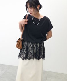 Green Parks レースドッキングフレンチプルオーバー
