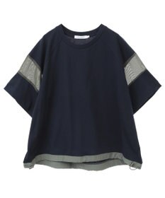 AMERICAN HOLIC 異素材ライン切替プルオーバー