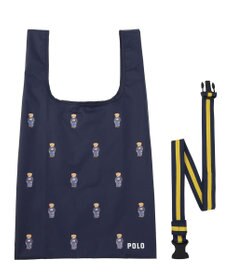 MOONBAT POLO RALPH LAUREN ベルト付きレインバッグ ポロベア総柄／撥水 透湿