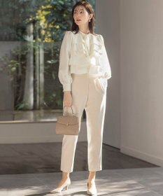 組曲 S 【KUMIKYOKU NAVY】コンフォータブルドレープ ラップパンツ