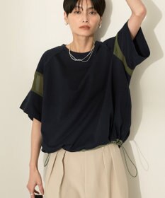 AMERICAN HOLIC 異素材ライン切替プルオーバー