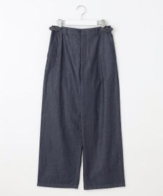 J.PRESS LADIES L 【洗える】ライトデニム セミワイド パンツ