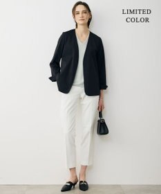 ICB L 【先行予約・WEB限定カラーあり】 シンセティックハイゲージ 半袖Vネックニット