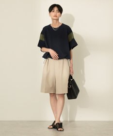 AMERICAN HOLIC 異素材ライン切替プルオーバー