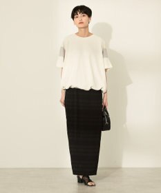 AMERICAN HOLIC 異素材ライン切替プルオーバー