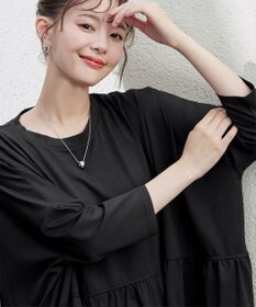 Tiaclasse 【洗える】ギャザーポンチョカットソープルオーバー