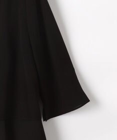 組曲 NOIR 【洗える】ウォッシャブルストレッチバックサテン ジャケット＋ワンピース