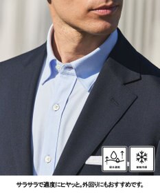 GOTAIRIKU 26年新作【吸汗速乾/接触冷感】ノードシールド BIZシャツ_スナップダウン