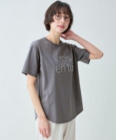 ANY アソートロゴラウンドヘムTシャツ