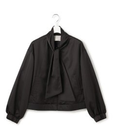ICB 【先行予約・2WAY】 ダルグロッシーサテン ボウタイ付きブルゾン