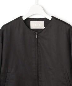 ICB 【先行予約・2WAY】 ダルグロッシーサテン ボウタイ付きブルゾン