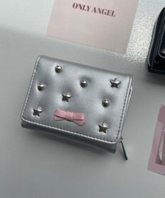 WEGO スタッズリボンウォレット