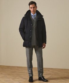 GOTAIRIKU WEB限定【仕事で着られる】ドレスダウンコート_ストレッチツイル_25年新作