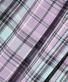 ANY KIDS ラメチェックプリーツスカパン