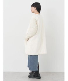 earth music&ecology ファー＆キルティングリバーシブルコート