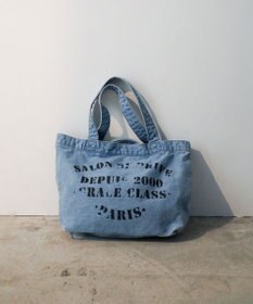 GRACE CONTINENTAL レタードデニムトート