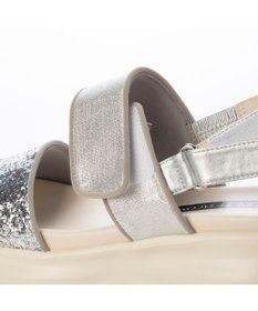 MODE ET JACOMO <MODE ET JACOMO>ボリュームソールグリッターサンダル