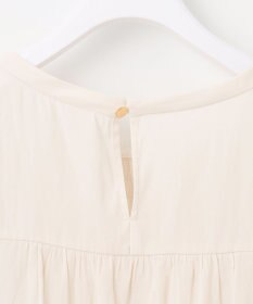 ANY SIS L 【洗える】シャーリングツヤ ブラウス