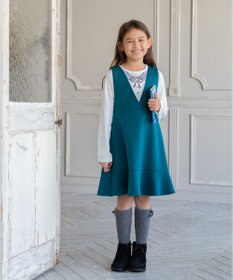 組曲 KIDS 【150-160㎝】トロンプルイユロン Tシャツ