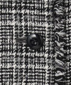 J.PRESS LADIES L Lightループチェック ツイード ジャケット