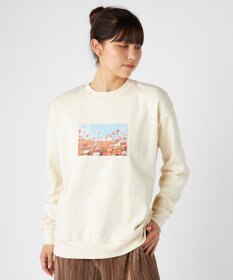 OP／FILA 【ocean pacific】Daily Cozy/あったか裏起毛フォトプリントスウェット