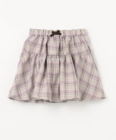 ANY KIDS チェック柄/アニマル柄スカパン