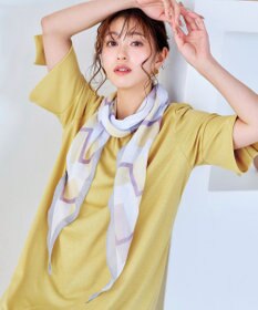 Tiaclasse 【洗える】フレアカフスポンチチュニックブラウス