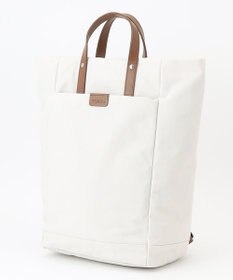 Y'SACCS 【リサイクルナイロン×カウレザー】ナチュラルデイパック