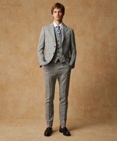 JOSEPH ABBOUD 【日本製】フレッシュペイズリー  ネクタイ