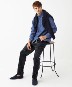 JOSEPH ABBOUD MOUNTAIN 【SPACE／UNISEX】Fine Count INDIGO シャツ