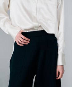 uncrave スウェットライクニット パンツ