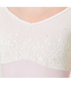 Chacott ◎【Nela ライン】ハーフスリーブレオタード